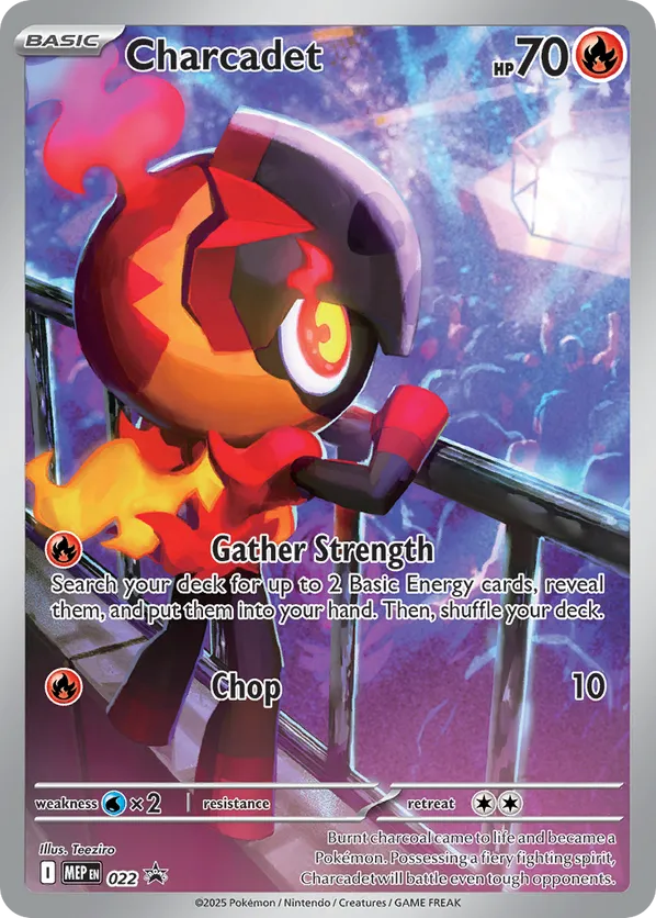 Charcadet MEP 022 Black Star Promo - Mega Evolution