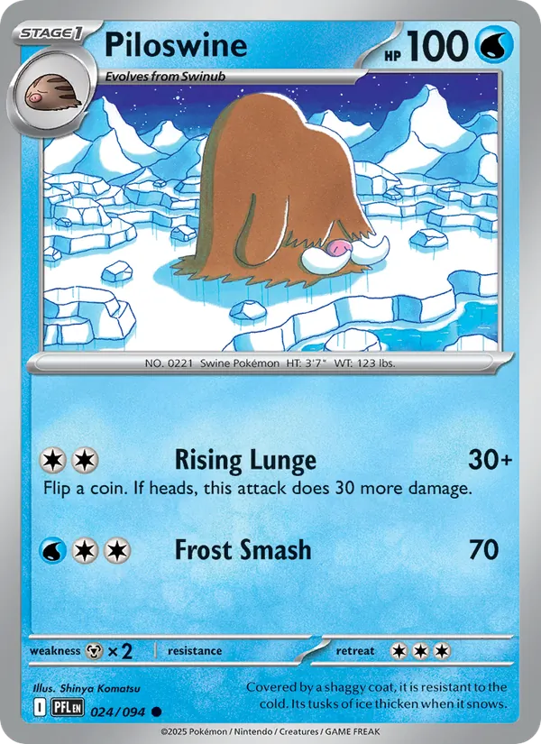 Piloswine 024/094  - Phantasmal Flames
