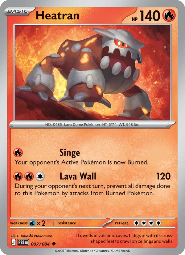 Heatran 007/084  - Pitch Black