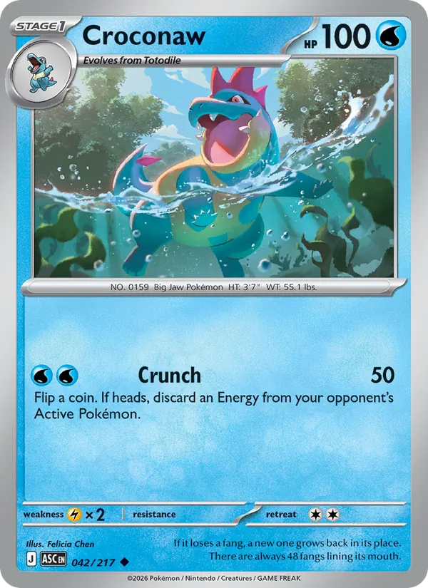 Croconaw 042/217  - Ascended Heroes