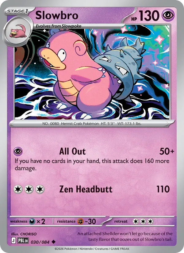 Slowbro 030/084  - Pitch Black