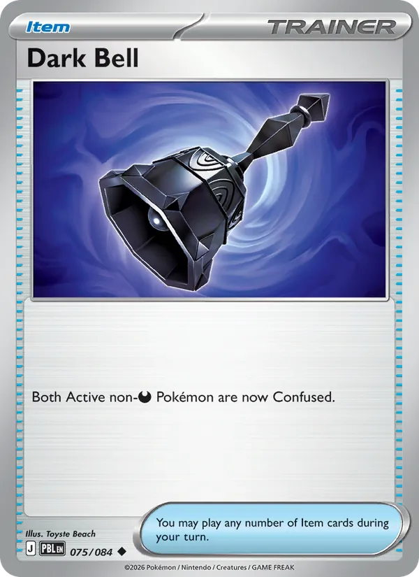 Dark Bell 075/084 Reverse Holo - Pitch Black