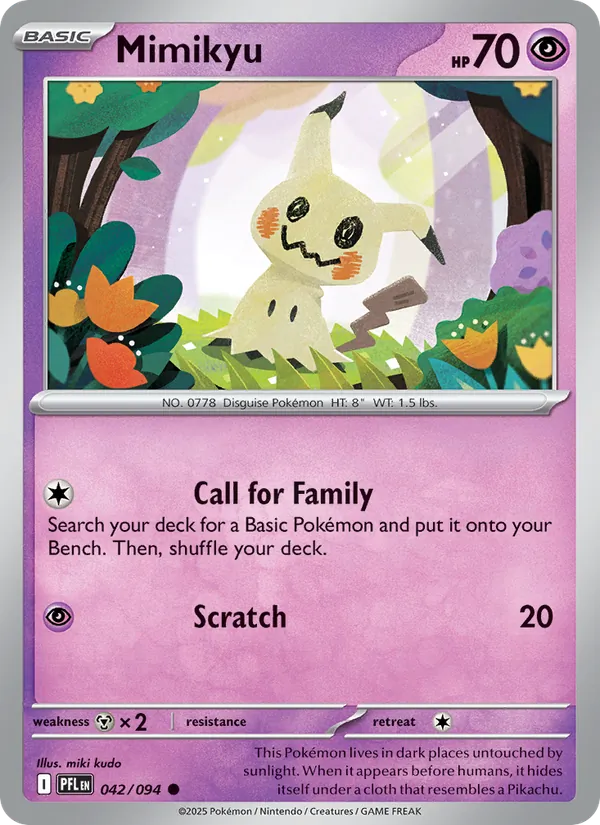 Mimikyu 042/094  - Phantasmal Flames