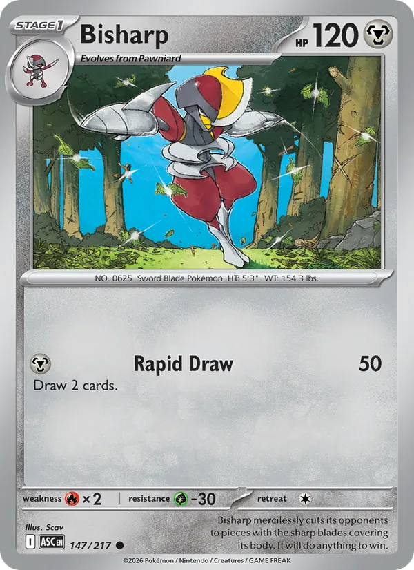 Bisharp 147/217  - Ascended Heroes