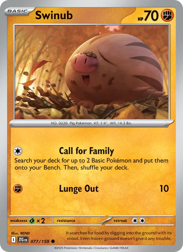Swinub 077/159  - Journey Together