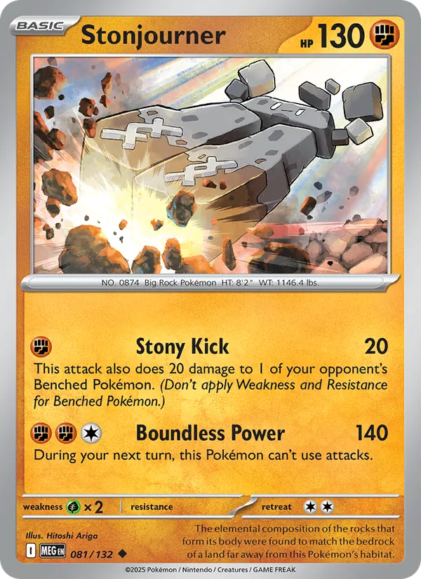 Stonjourner 081/132  - Mega Evolution