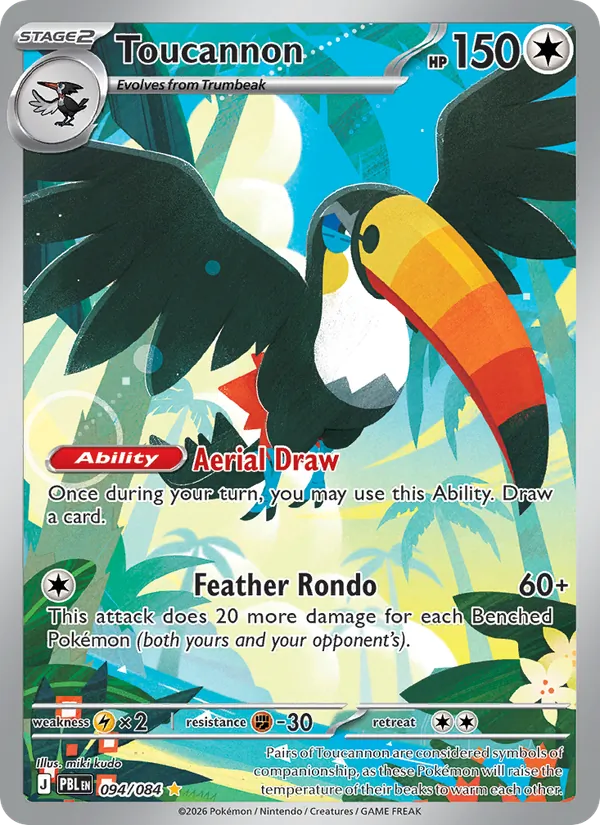 Toucannon 094/084 Illustration Rare - Pitch Black