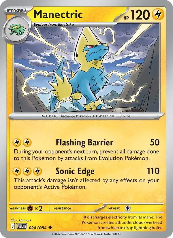 Manectric 024/084  - Pitch Black