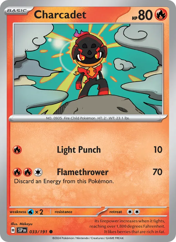 Charcadet 033/191  - Surging Sparks