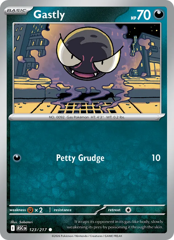 Gastly 123/217  - Ascended Heroes