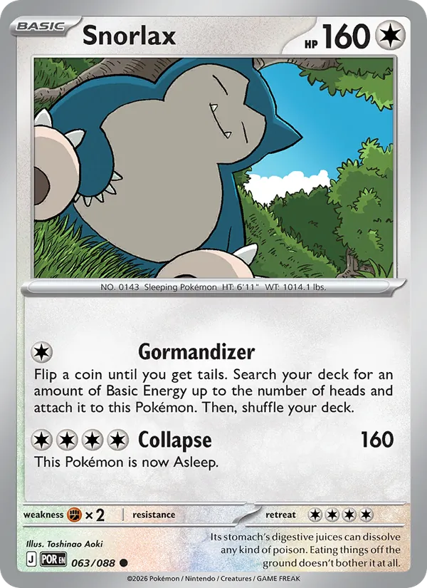 Snorlax 063/088  - Perfect Order
