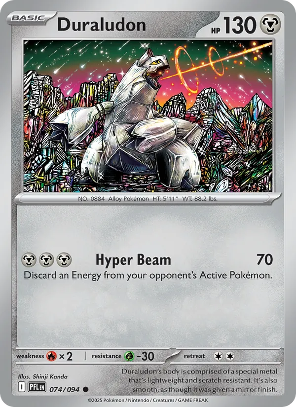 Duraludon 074/094 Reverse Holo - Phantasmal Flames