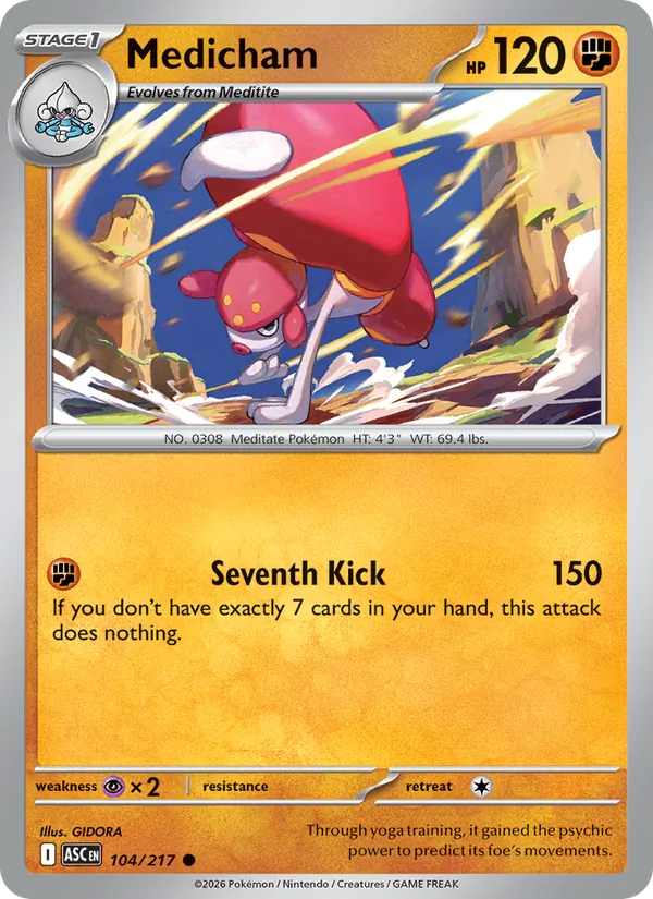 Medicham 104/217  - Ascended Heroes
