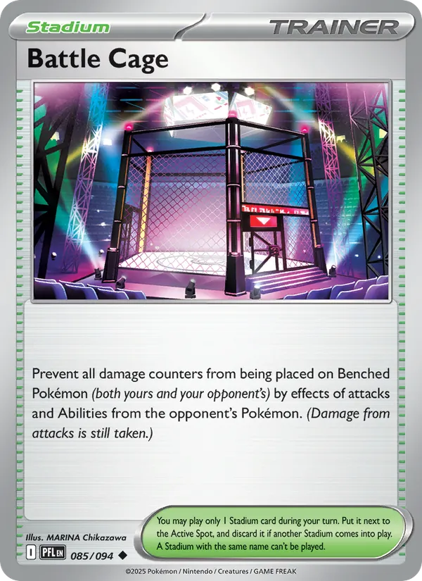 Battle Cage 085/094 Reverse Holo - Phantasmal Flames