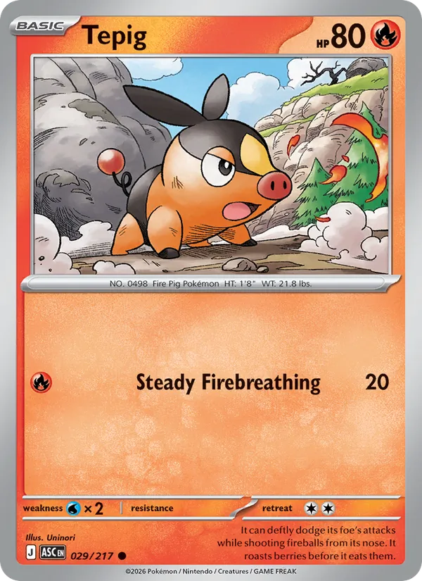 Tepig 029/217  - Ascended Heroes