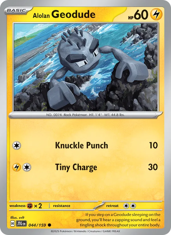 Alolan Geodude 044/159  - Journey Together