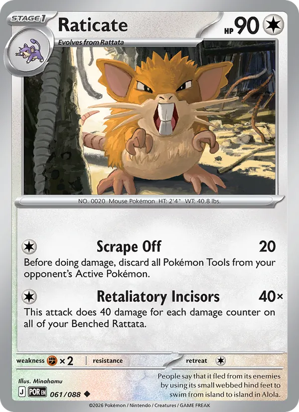 Raticate 061/088  - Perfect Order