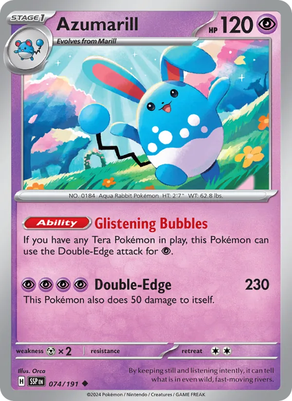 Azumarill 074/191  - Surging Sparks