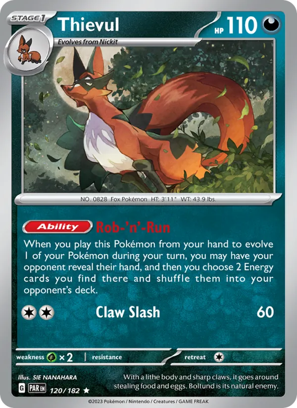 Thievul 120/182 Holo - Paradox Rift