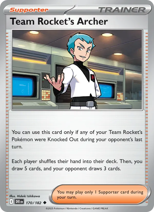 Team Rocket's Archer 170/182  - Destined Rivals