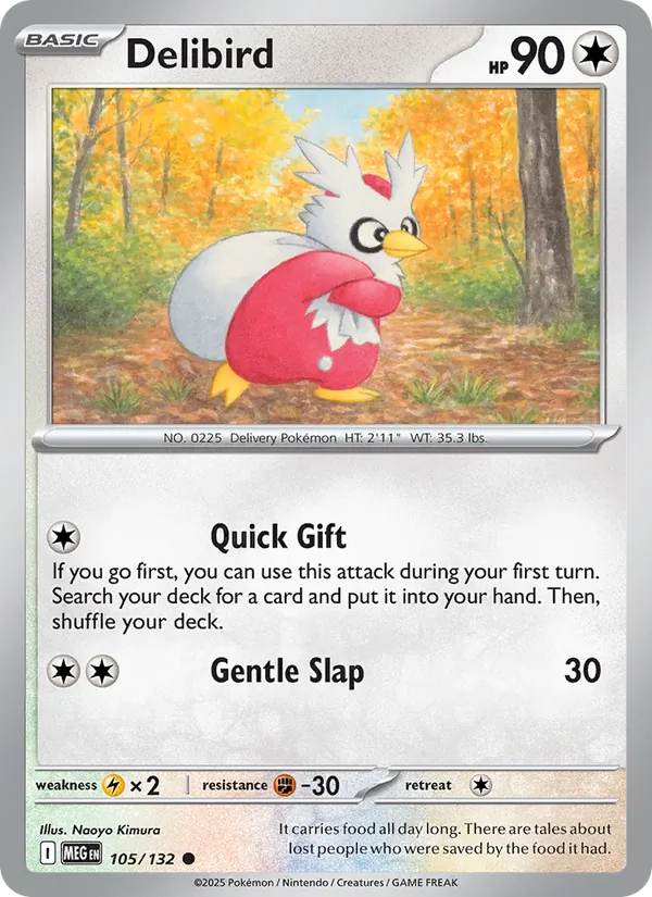 Delibird 105/132  - Mega Evolution