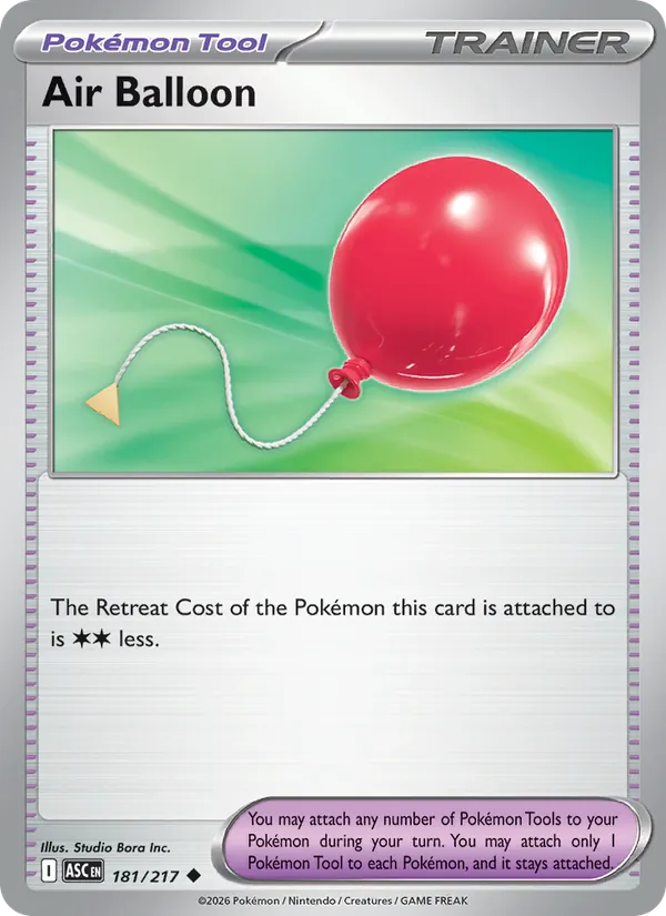 Air Balloon 181/217 Reverse Holo - Ascended Heroes