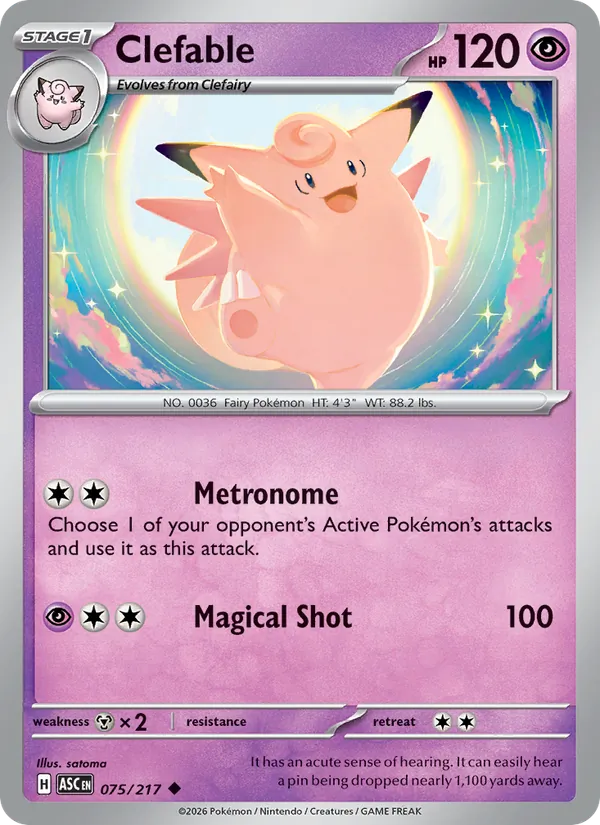 Clefable 075/217  - Ascended Heroes