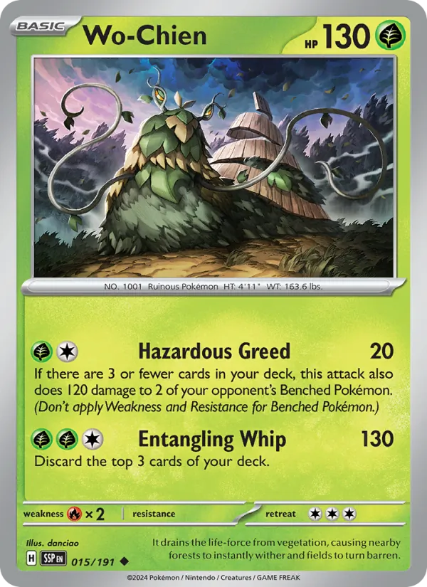 Wo-Chien 015/191  - Surging Sparks