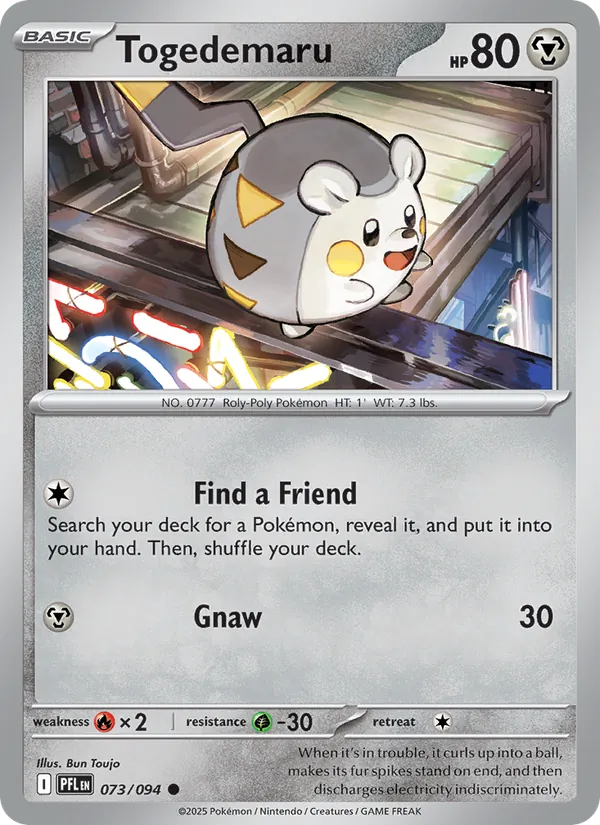 Togedemaru 073/094  - Phantasmal Flames