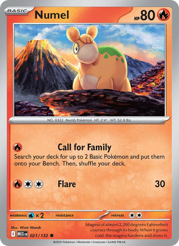 Numel 021/132  - Mega Evolution