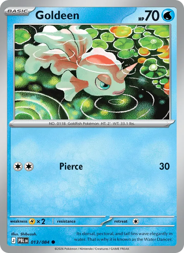 Goldeen 013/084  - Pitch Black