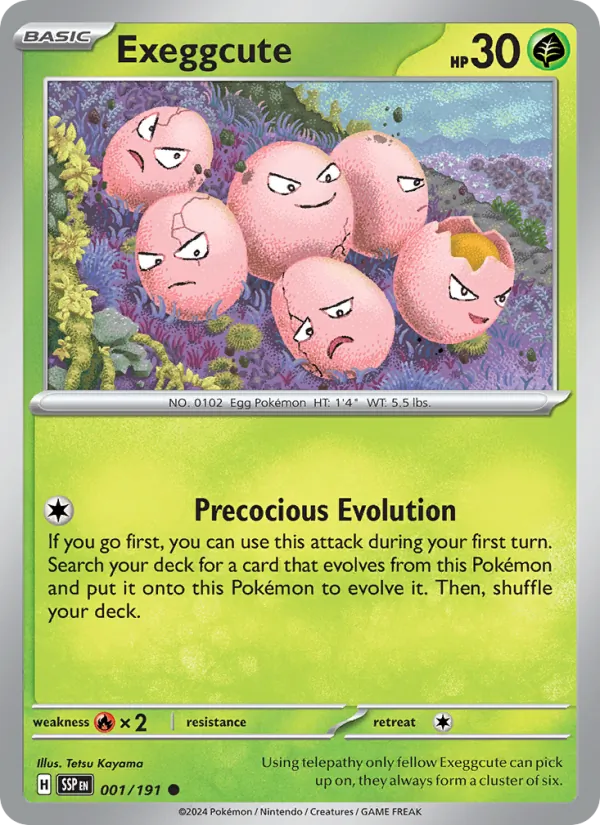 Exeggcute 001/191  - Surging Sparks