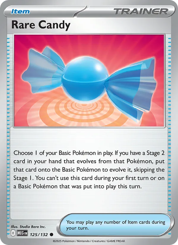 Rare Candy 125/132  - Mega Evolution
