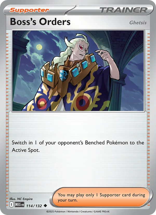 Boss's Orders 114/132  - Mega Evolution