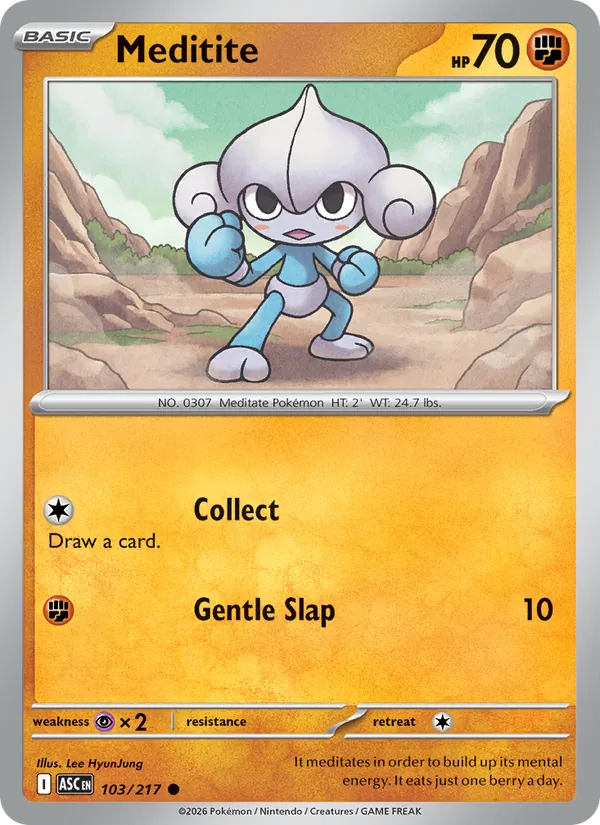 Meditite 103/217  - Ascended Heroes