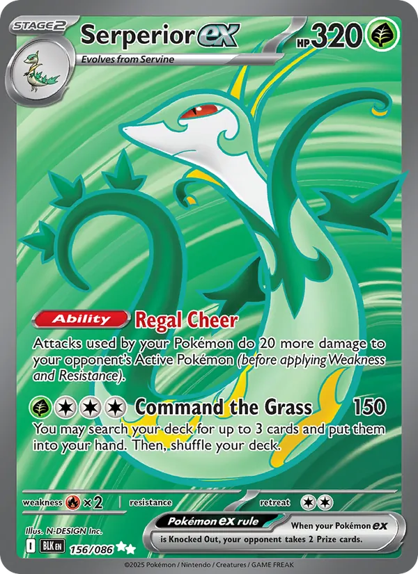 Serperior ex 156/086  - Black Bolt