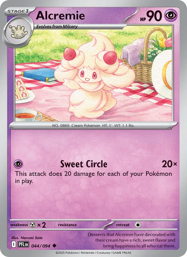 Alcremie 044/094  - Phantasmal Flames