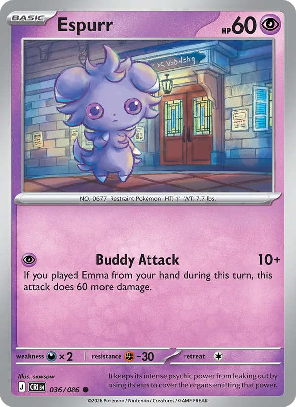 Espurr 036/086  - Chaos Rising