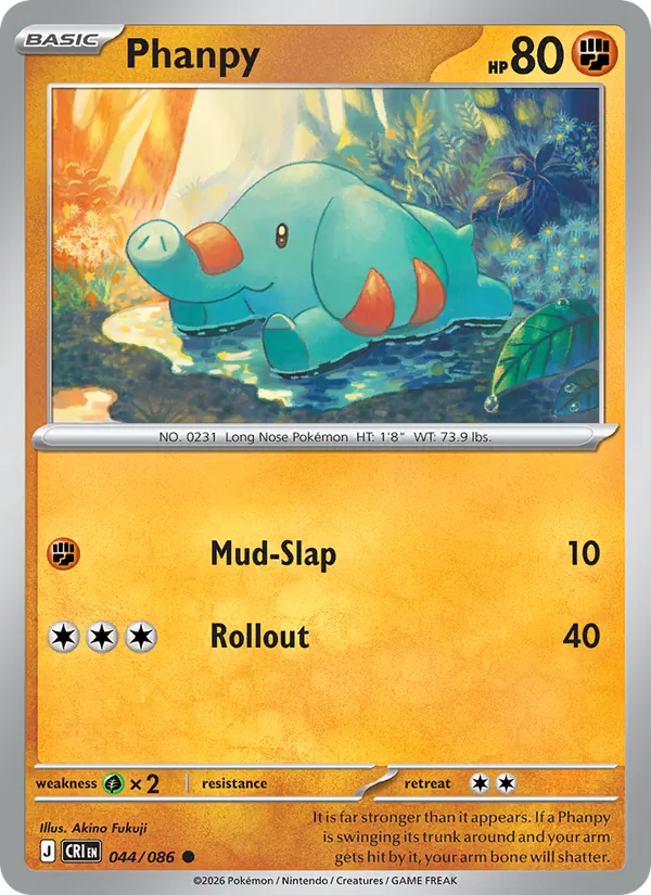Phanpy 044/086  - Chaos Rising