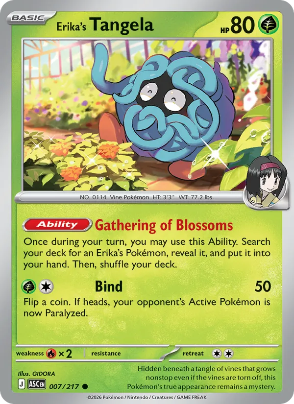 Erika's Tangela 007/217  - Ascended Heroes