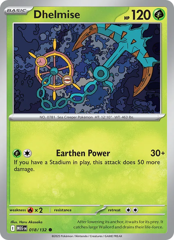 Dhelmise 018/132  - Mega Evolution