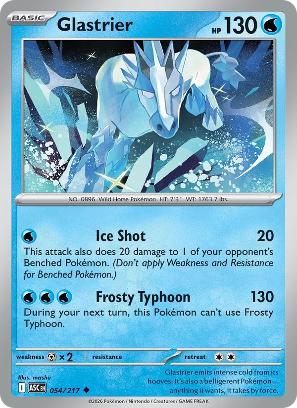 Glastrier 054/217  - Ascended Heroes