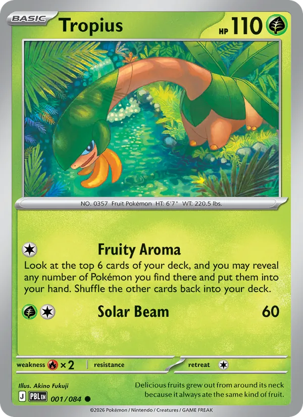 Tropius 001/084  - Pitch Black