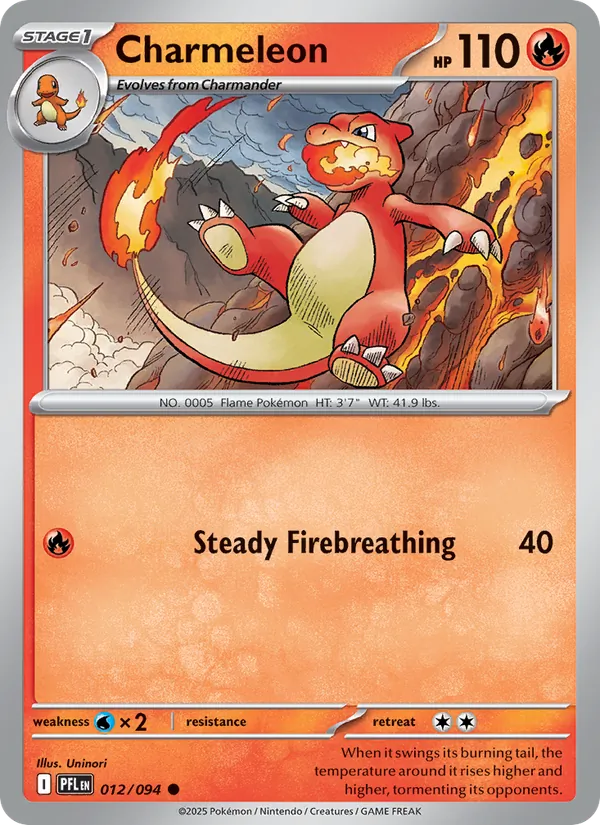 Charmeleon 012/094  - Phantasmal Flames