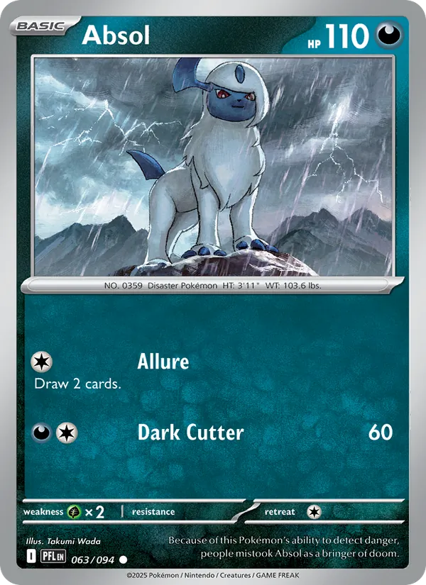Absol 063/094  - Phantasmal Flames