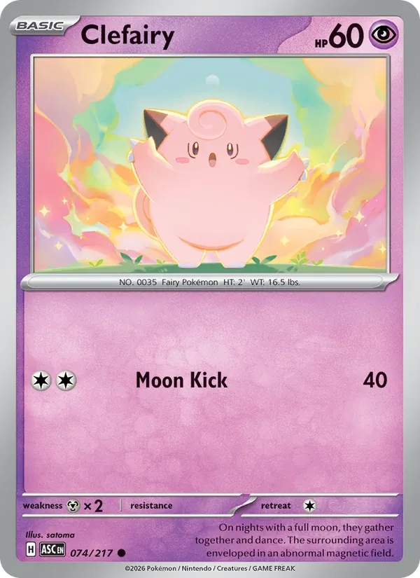 Clefairy 074/217  - Ascended Heroes