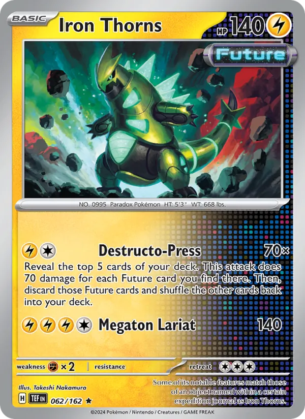 Iron Thorns 062/162 Holo - Temporal Forces