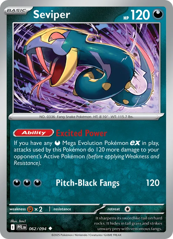 Seviper 062/094  - Phantasmal Flames