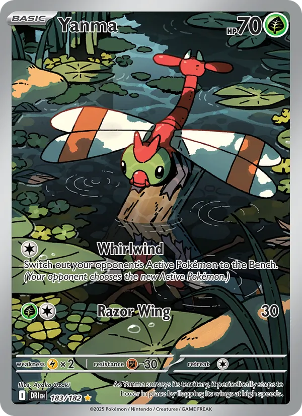 Yanma 183/182 Illustration Rare - Destined Rivals