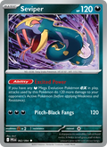 Seviper 062/094 Reverse Holo - Phantasmal Flames